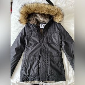Aritzia TNA Black Summit Parka